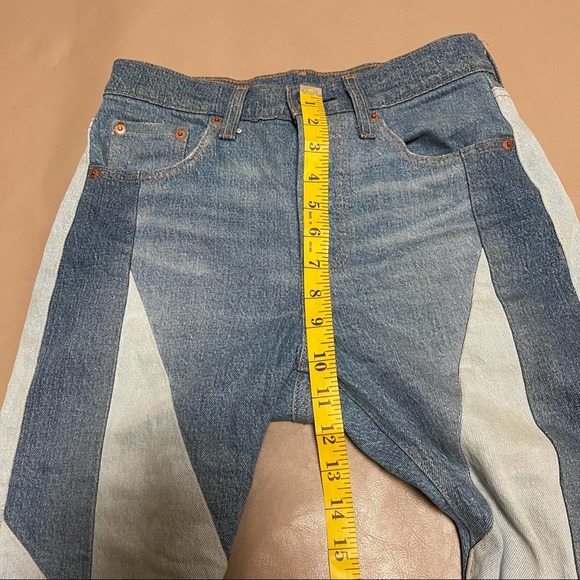 Levi’s 501 Patches Button fly slim straight Jeans - Picture 7 of 12